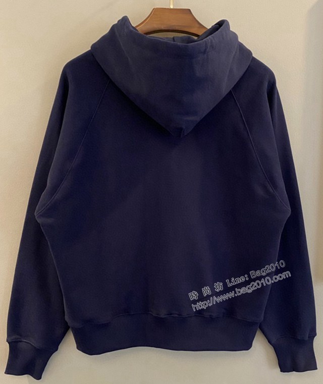 Ami專櫃2023FW新款愛心刺繡插肩連帽衛衣 男女同款 tzy3189